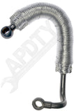 APDTY 159207 Engine Turbocharger Oil Supply Feed Line (Upper)
