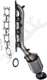 APDTY 159220 Catalytic Converter with Integrated Exhaust Manifold CARB Compliant