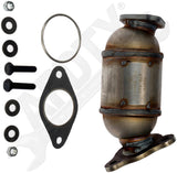 APDTY 159222 3-Way Catalytic Converter with Flange - Not CARB Compliant