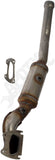 APDTY 159223 Catalytic Converter with Integrated Exhaust Manifold - Right Side