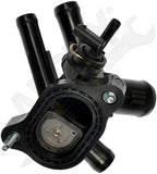 APDTY 159238 Engine Coolant Water Outlet With Sensor