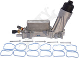APDTY 159274 Oil Filter Housing & Cooler Assembly; Aluminum; Select 3.6L V6 Eng.