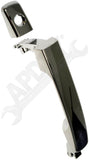 APDTY 159296 Exterior Chrome Door Handle - Rear Right Cargo Door with Keyhole