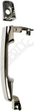 APDTY 159296 Exterior Chrome Door Handle - Rear Right Cargo Door with Keyhole