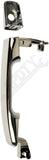 APDTY 159296 Exterior Chrome Door Handle - Rear Right Cargo Door with Keyhole