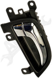APDTY 159297 Front Right Interior Door Handle with Chrome Lever