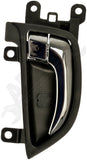 APDTY 159297 Front Right Interior Door Handle with Chrome Lever