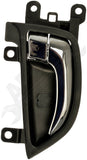 APDTY 159297 Front Right Interior Door Handle with Chrome Lever