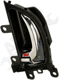 APDTY 159298 Rear Left Interior Door Handle with Chrome Lever