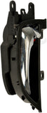 APDTY 159298 Rear Left Interior Door Handle with Chrome Lever