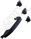 APDTY 159301 Exterior Door Handle with Trim Covers- Front or Rear