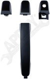 APDTY 159301 Exterior Door Handle with Trim Covers- Front or Rear