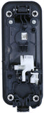 APDTY 159307 Right Side Exterior Chrome Door Handle with Black Housing