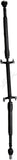 APDTY 159327 3 Piece Rear Driveshaft Assembly with Center Support Bearings