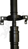 APDTY 159327 3 Piece Rear Driveshaft Assembly with Center Support Bearings