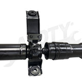 APDTY 159381 2Pc Rear Driveshaft Assembly with Center Support Bearing