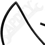 APDTY 159383 Front Windshield Rubber Weatherstrip Reveal Moudling Trim Seal