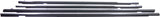 APDTY 159396 Door Window Rubber Dew Wipe Weatherstrip Belt Seals Sweeps Set Of 4