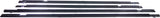 APDTY 159396 Door Window Rubber Dew Wipe Weatherstrip Belt Seals Sweeps Set Of 4