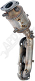APDTY 159470 Catalytic Converter with Integrated Exhaust Manifold CARB Compliant
