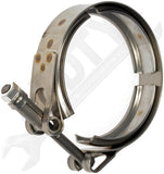 APDTY 159533 Muffler Catalytic Converter Exhaust Pipe 	V Band Clamp