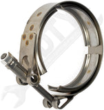 APDTY 159533 Muffler Catalytic Converter Exhaust Pipe 	V Band Clamp
