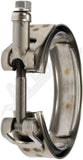 APDTY 159533 Muffler Catalytic Converter Exhaust Pipe V Band Clamp
