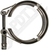 APDTY 159533 Muffler Catalytic Converter Exhaust Pipe 	V Band Clamp