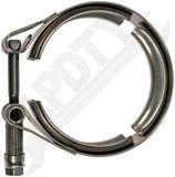 APDTY 159533 Muffler Catalytic Converter Exhaust Pipe V Band Clamp