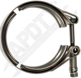 APDTY 159533 Muffler Catalytic Converter Exhaust Pipe 	V Band Clamp
