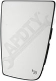 APDTY 159554 Front Left Door Mirror Upper Glass - Models with Heated Mirrors