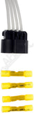 APDTY 159587 Fuel Tank Sending Unit 4-Wire Pigtail Connector
