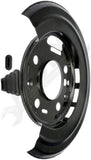 APDTY 159643 Rear Left Brake Backing Plate Dust Shield (w/Single Rear Wheel)