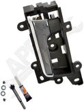 APDTY 159675 Left Side Interior Door Handle - with Chrome Lever