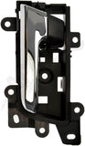 APDTY 159675 Left Side Interior Door Handle - with Chrome Lever