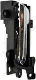 APDTY 159675 Left Side Interior Door Handle - with Chrome Lever