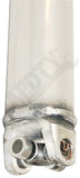 APDTY 159680 Rear One Piece Aluminum Driveshaft Assembly with Trans Slip Yoke