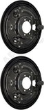 APDTY 159764 Rear Drum Brake Backing Plate Dust Shield - Pair
