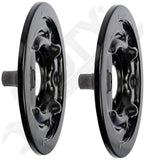 APDTY 159764 Rear Drum Brake Backing Plate Dust Shield - Pair