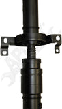 APDTY 159777 3Pc Rear Driveshaft Assembly w/Center Support Bearings