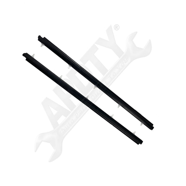 APDTY 159793 Front Outer Door Window Belt Weatherstrip Kit