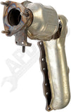 APDTY 159836 Engine Exhaust Manifold with Integrated Catalytic Converter
