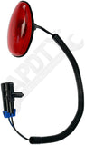 APDTY 159846 Rear Fender Side Marker Light Lamp Assembly, Red