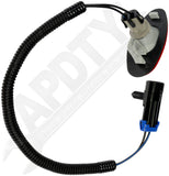 APDTY 159846 Rear Fender Side Marker Light Lamp Assembly, Red