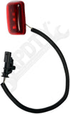 APDTY 159848 Rear Fender Side Marker Light Lamp Assembly, Red