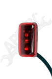 APDTY 159848 Rear Fender Side Marker Light Lamp Assembly, Red