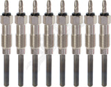 APDTY 159877 Diesel Glow Plug Kit 8pcs Humvee HMMWV Military 6.5L Or 6.2L Engine