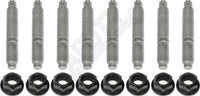 APDTY 159896 Cylinder Head To Exhaust Manifold 8 Pcs Stud & Nut Hardware Kit