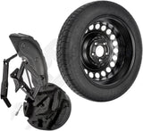 APDTY 159982 Spare Tire, Jack, & Storage Kit 16"