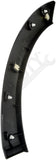 APDTY 159984 Wheel Arch Air Deflector Cover Molding Trim; Rear Of Front Left